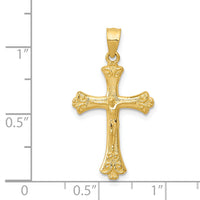 14k Crucifix Pendant-K5075