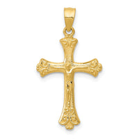 14k Crucifix Pendant-K5075