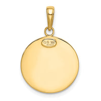 14k Saint Christopher Medal Pendant-K5079