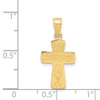 14k First Holy Communion Cross Pendant-K5088