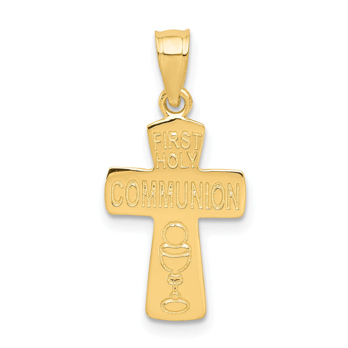 14k First Holy Communion Cross Pendant-K5088