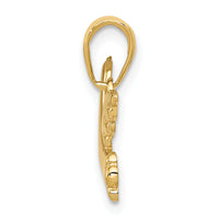 14k Polished Dove Charm-K5089