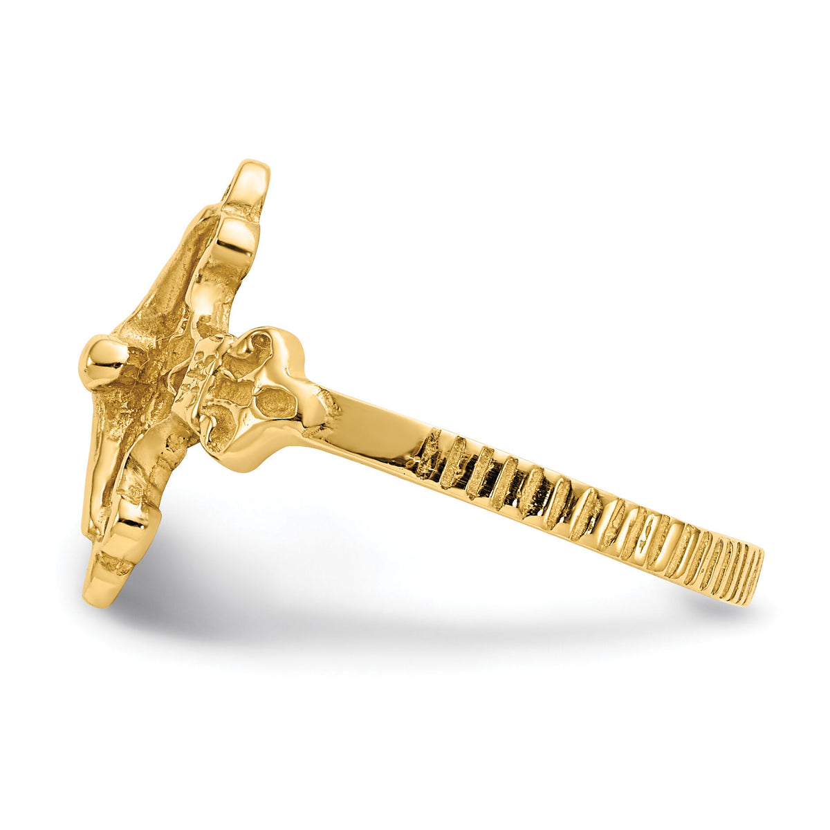 14k Crucifix Ring-K5123