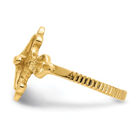 14k Crucifix Ring-K5123