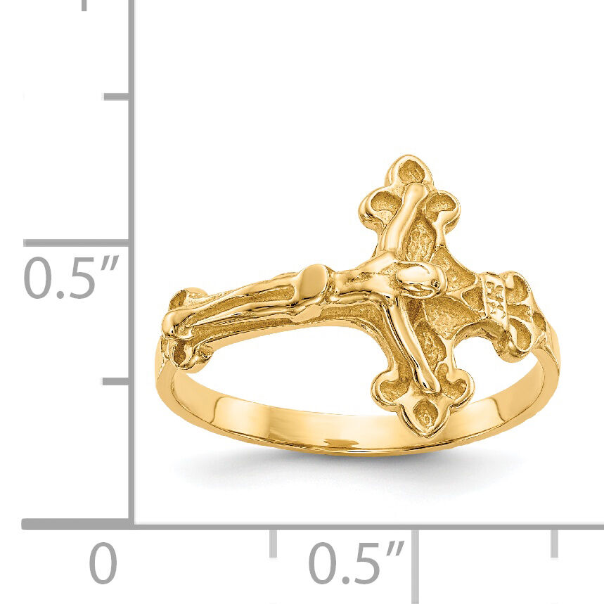 14k Crucifix Ring-K5123