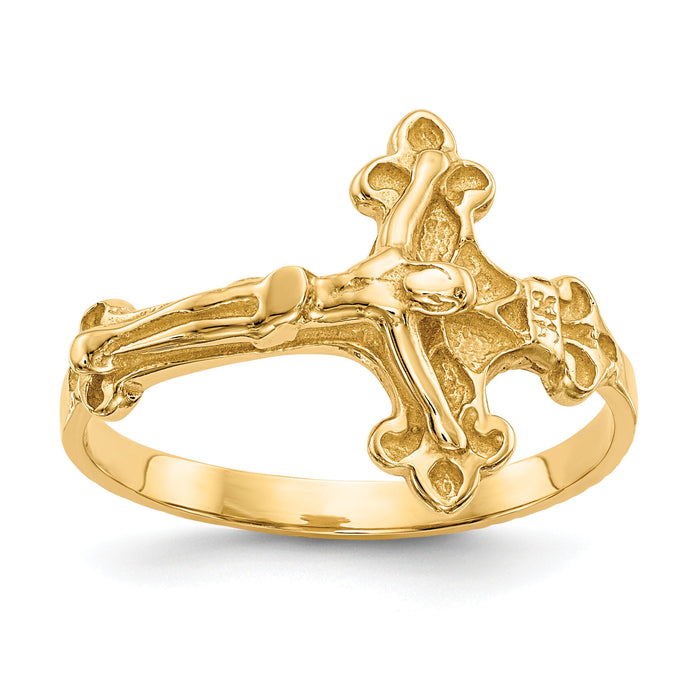 14k Crucifix Ring-K5123