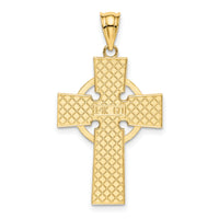 14k Celtic Cross Pendant-K5143