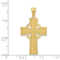 14k Celtic Cross Pendant-K5143