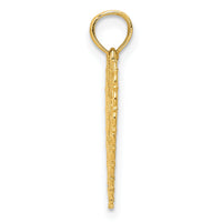14K Gold Reversible FOR MY MOM/ Thanks For Everything Pendant-K5194