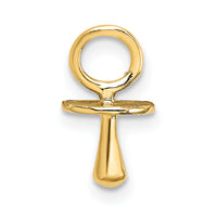 14K Gold Polished 3-D Pacifier Charm-K5237