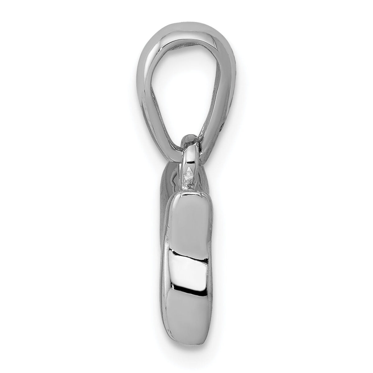 14k White Gold Chai (Life) Pendant-K526