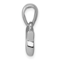 14k White Gold Chai (Life) Pendant-K526