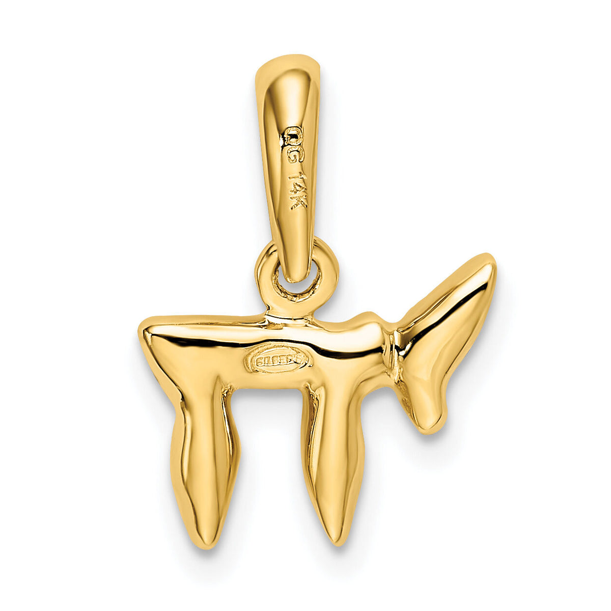 14K Chai Pendant-K527