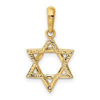 14K Star of David Pendant-K531