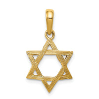 14K Star of David Pendant-K531