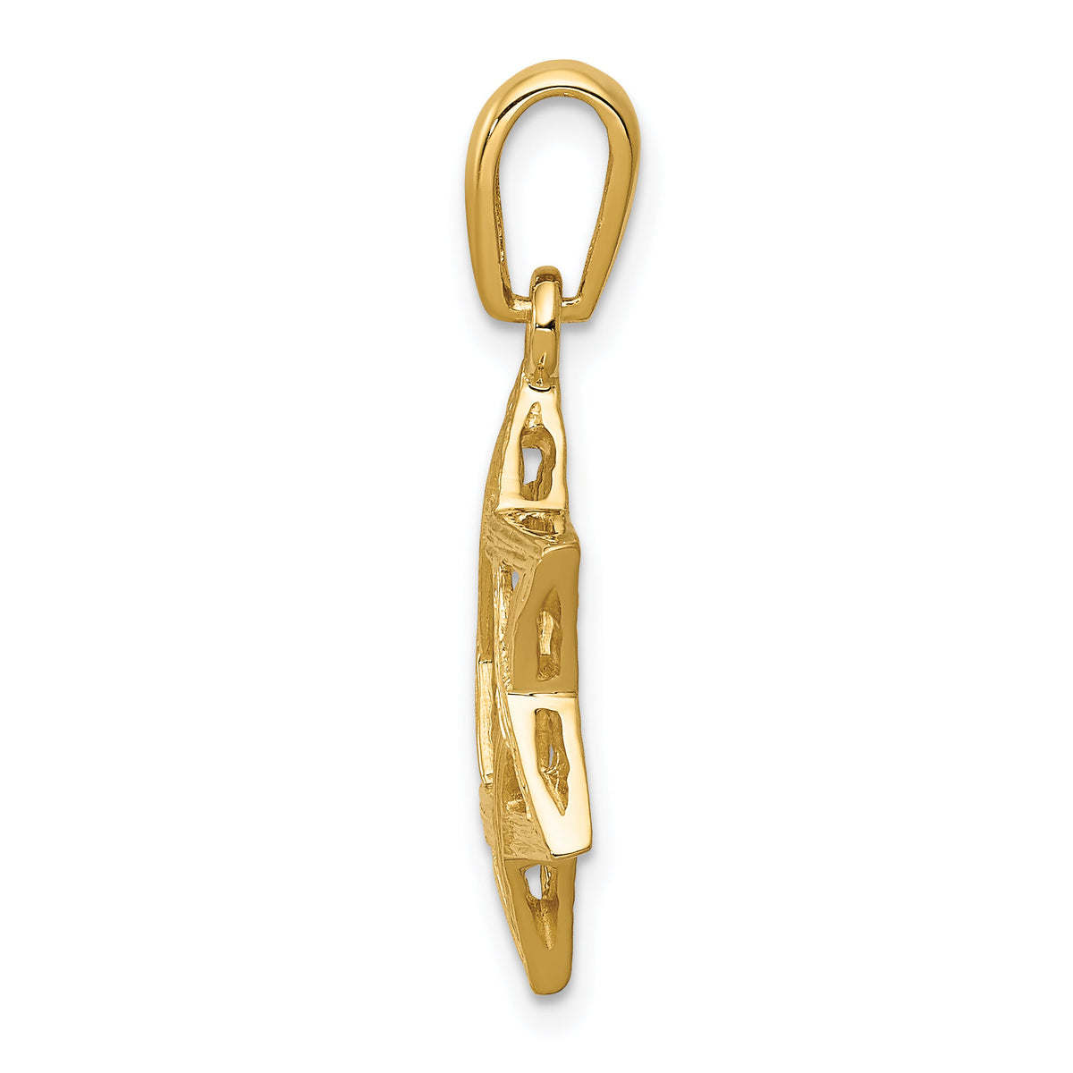 14K Star of David Pendant-K532