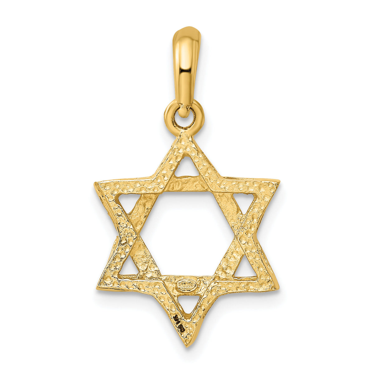 14K Star of David Pendant-K532
