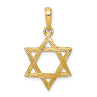 14K Star of David Pendant-K532