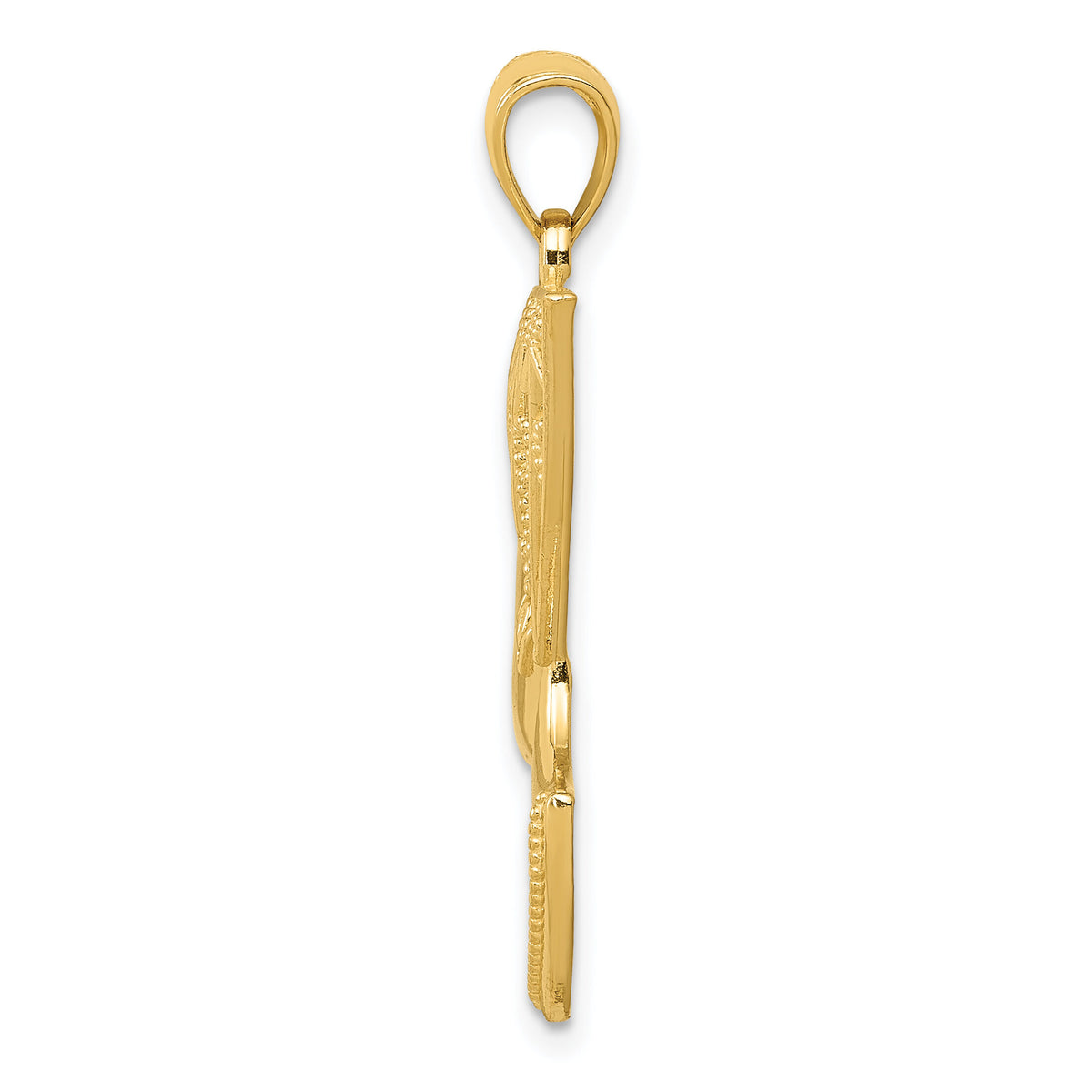 14k Nefertiti Profile Pendant-K5398