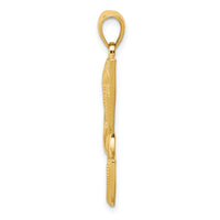 14k Nefertiti Profile Pendant-K5398