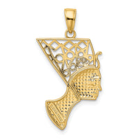 14k Nefertiti Profile Pendant-K5398