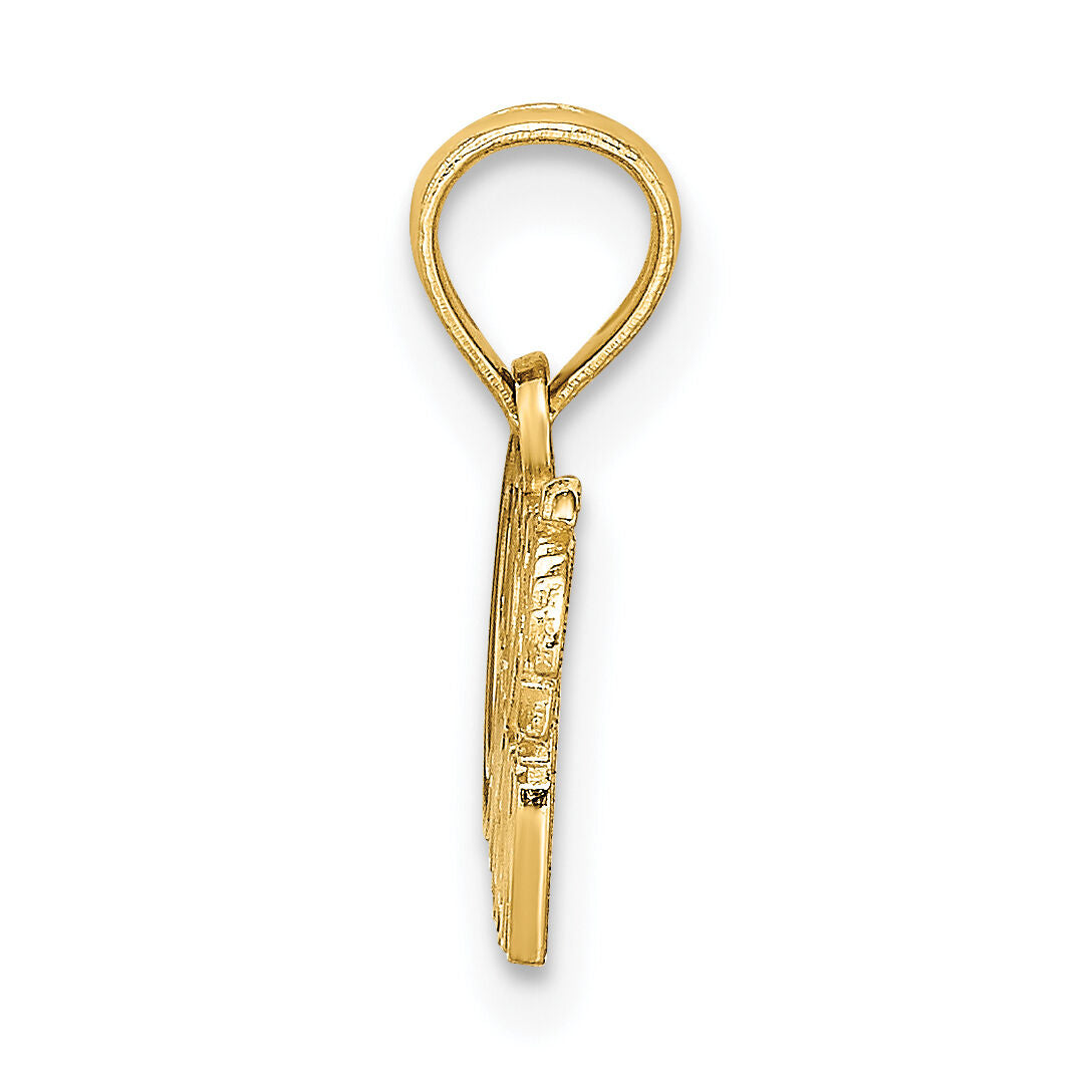 14k I HEART CANCUN Cut-out Charm-K5399