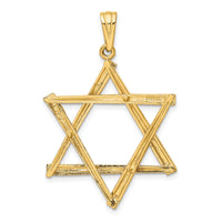 14K Star of David Pendant-K541