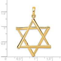 14K Star of David Pendant-K541