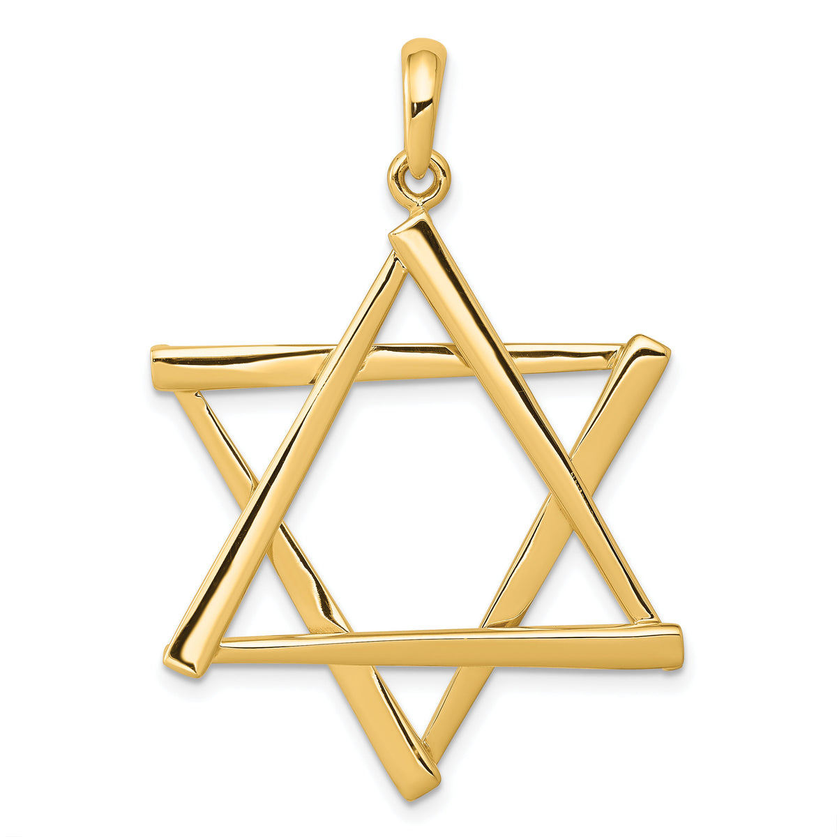 14K Star of David Pendant-K541