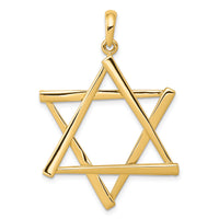 14K Star of David Pendant-K541