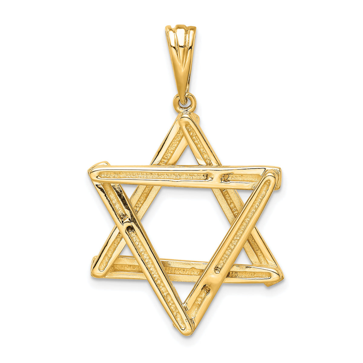 14K Star of David Pendant-K542