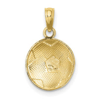 14k Soccer Ball Charm-K5434