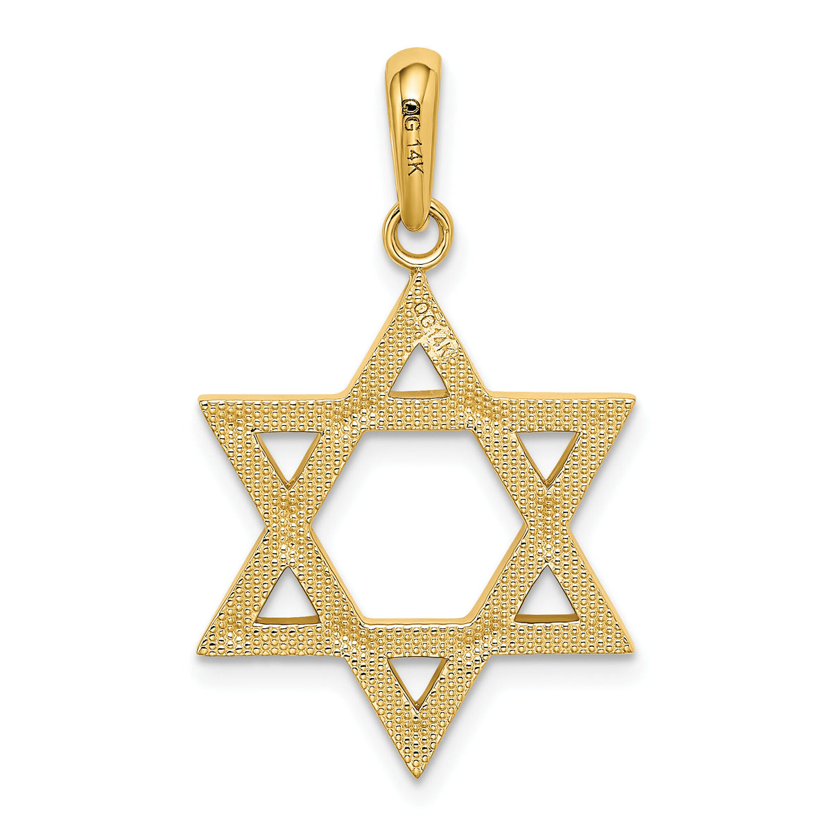 14K Star of David Pendant-K544
