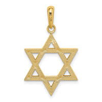 14K Star of David Pendant-K544
