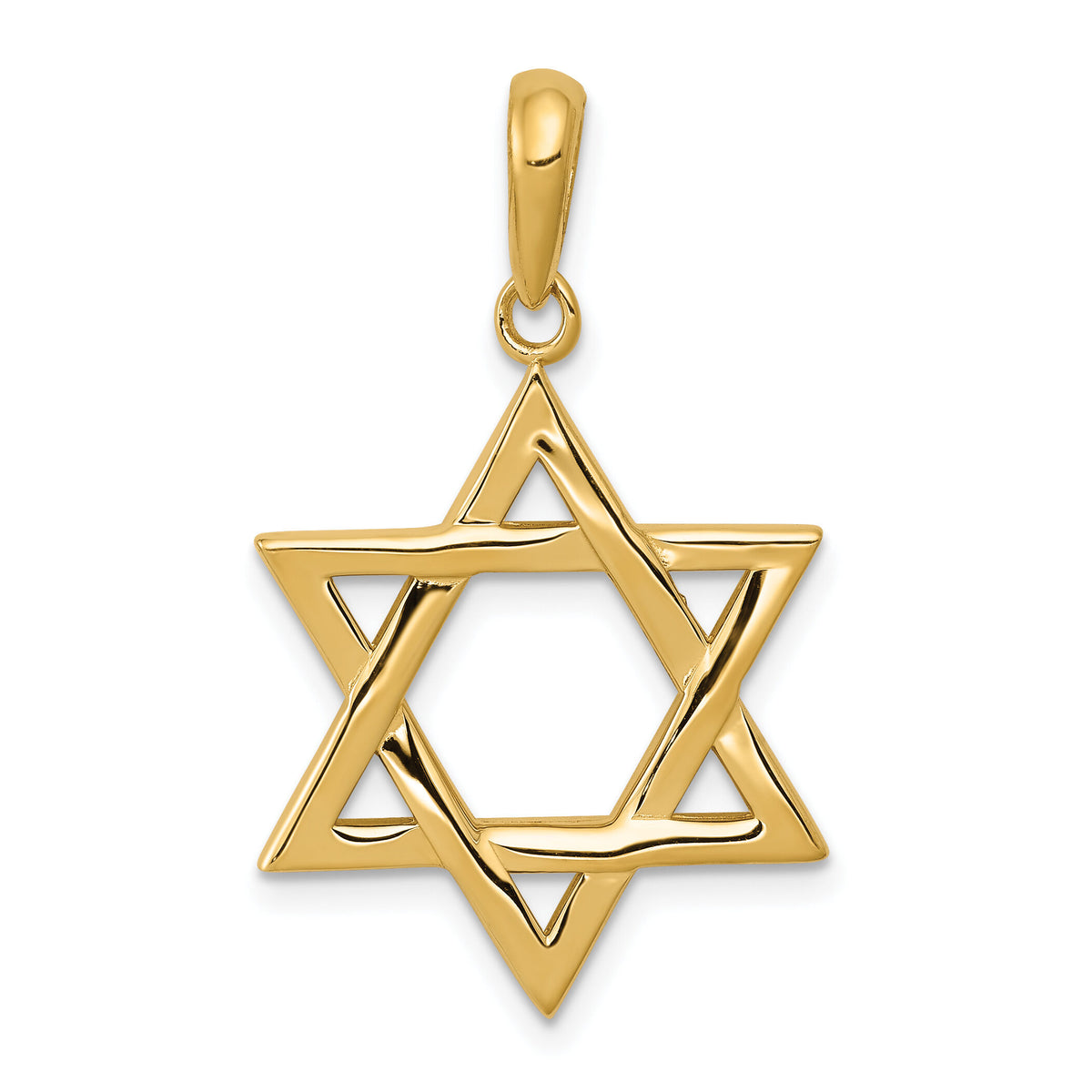 14K Star of David Pendant-K544