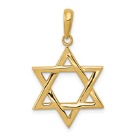 14K Star of David Pendant-K544