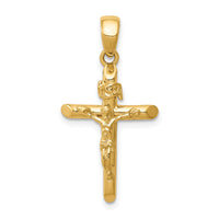 14K Polished Crucifix Cross Pendant-K5566