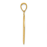 14k Saint Anthony Oval Medal Solid Pendant-K5656