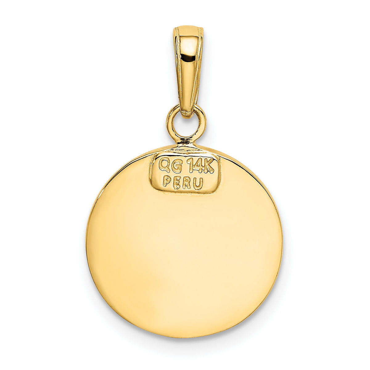 14k Saint Michael Medal Pendant-K5666