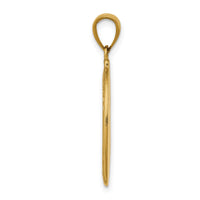 14k Saint Theresa Oval Medal Pendant-K5669