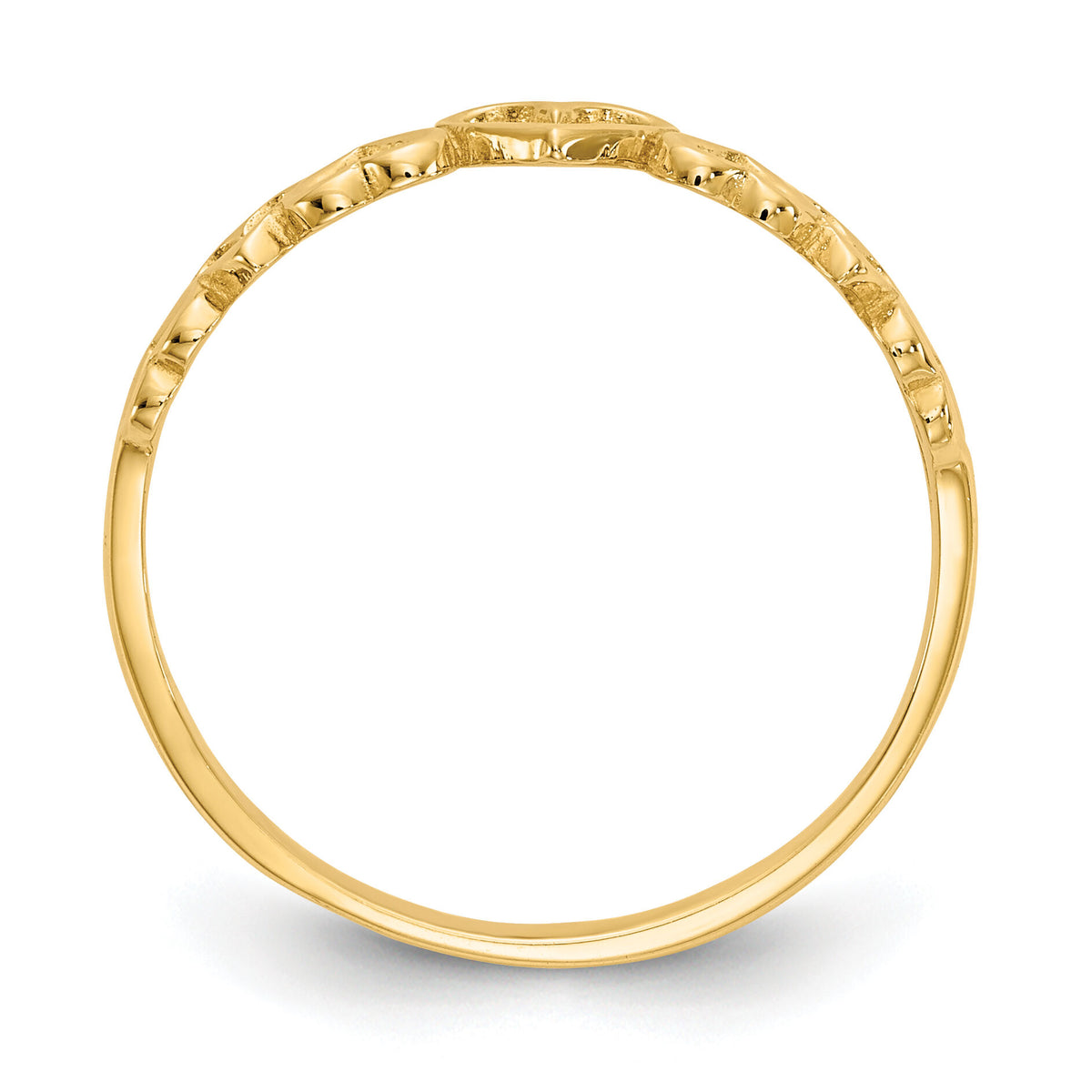 14k Hearts Ring-K5748