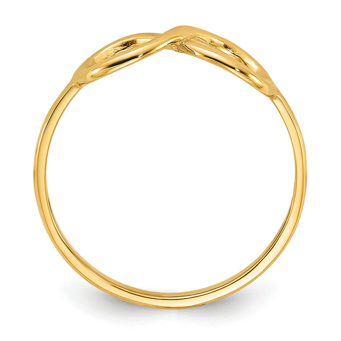 14k Polished Infinity Ring-K5750