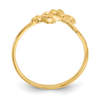 14k Polished Fleur De Lis Ring-K5768