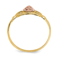 14K Two-Tone Polished Ring-K5778