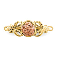 14K Two-Tone Polished Ring-K5778