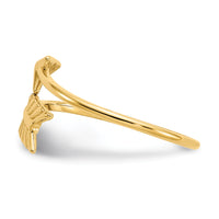 14K Polished Arrow Ring-K5779