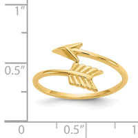 14K Polished Arrow Ring-K5779