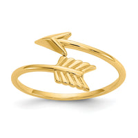 14K Polished Arrow Ring-K5779