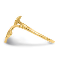 14k Polished Celtic Knot Ring-K5782
