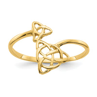 14k Polished Celtic Knot Ring-K5782